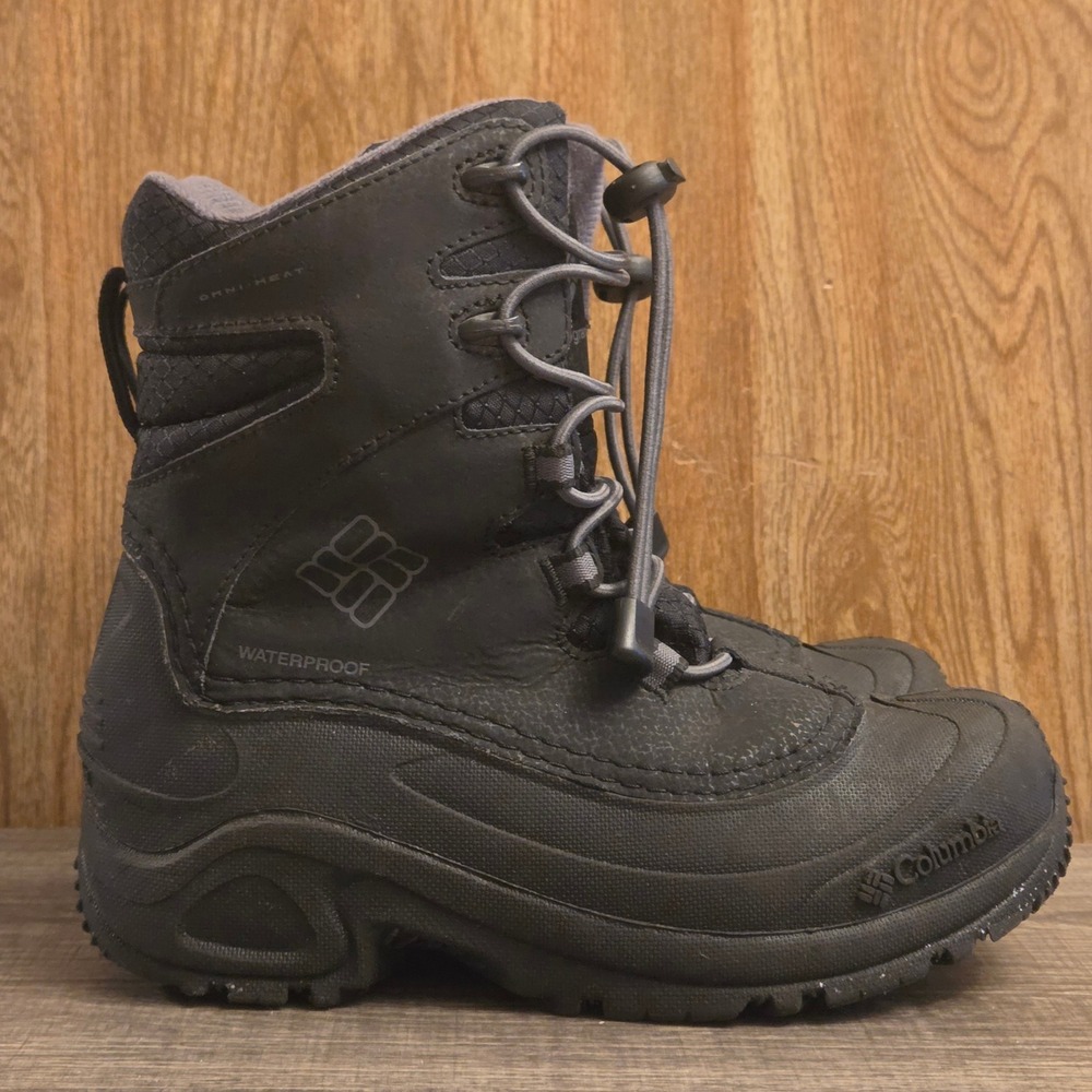 Columbia Waterproof Winter Snow Boots 200G Insulated Youth‎ Size 3 Black